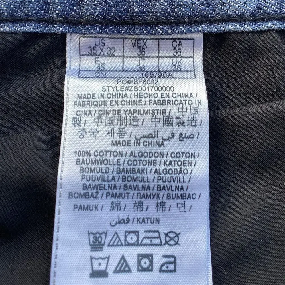 Guess straight Men's 361 Vintage Straight‎ Jeans Blue Size 36x32